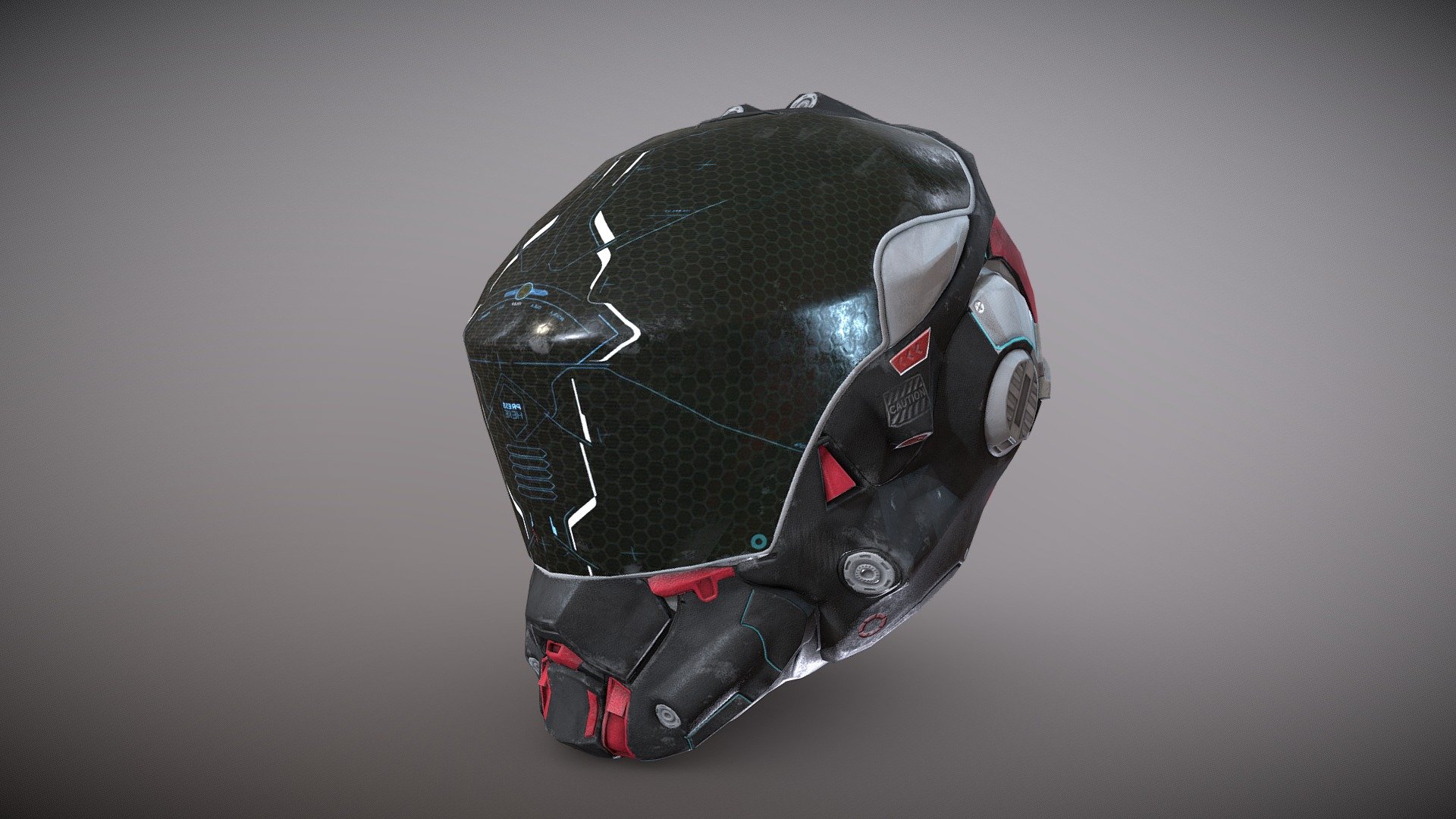 scifi helmet - Download Free 3D model by 打螺丝 (@youoyouyou) [5697331 ...