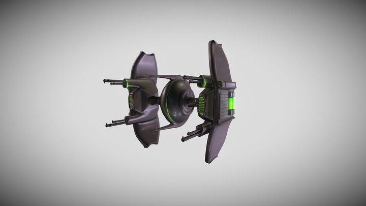 space ship 3b 3D Model