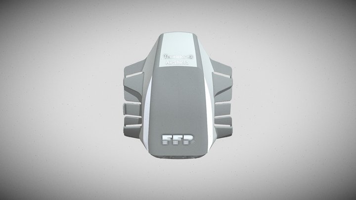 Маска FFP cиликон 3D Model