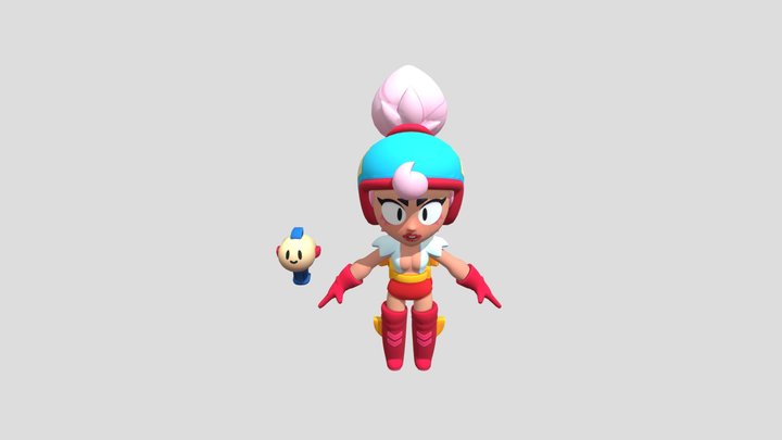 janet_brawl_stars 3D Model