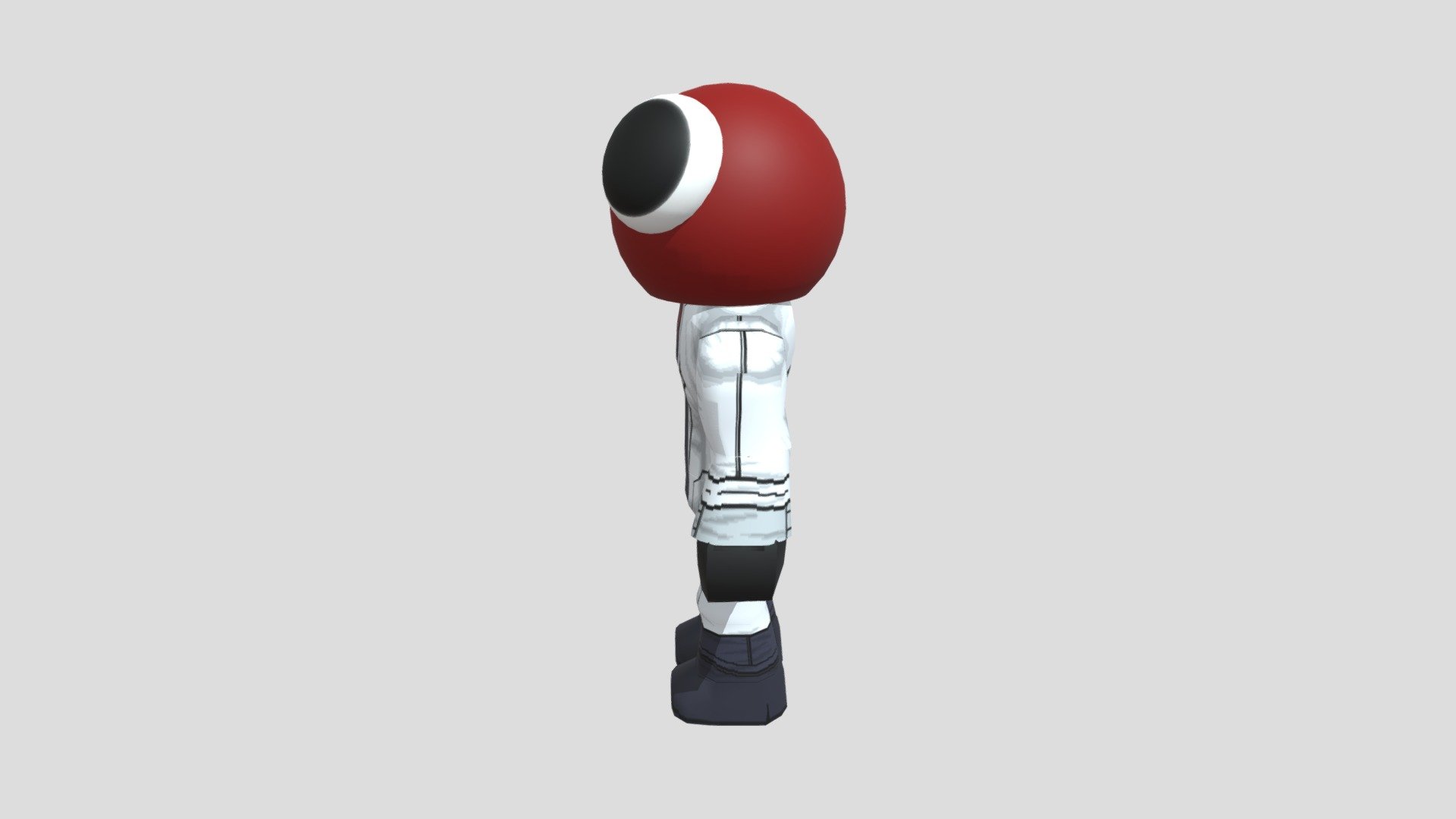 RED FROM ROBLOX RAINBOW FRIENDS, 3D FAN ART, 3D models download