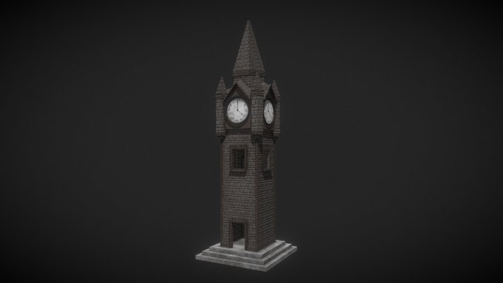 Clocktower 3D Model