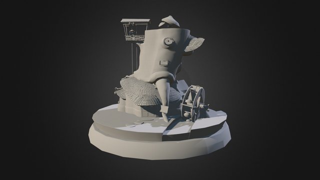 The Hazelnut Cafè 3D Model