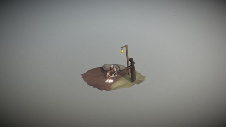 Dark Souls: Elite Knight Low Poly 3D Model