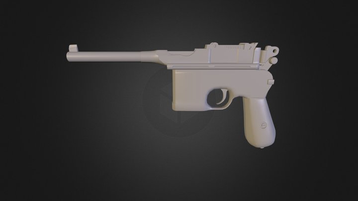 Mauser C96  3D Model