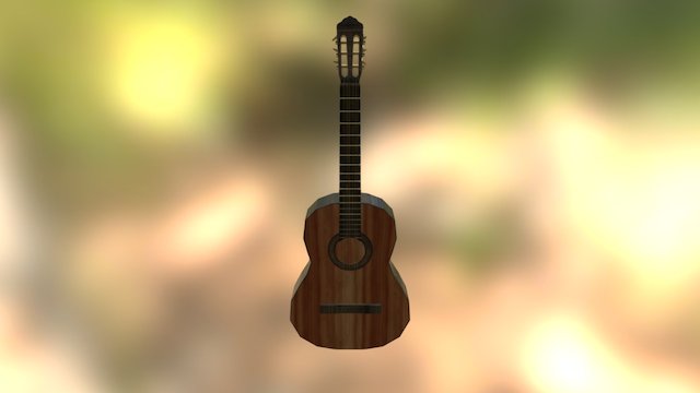 Guitar 3D Model