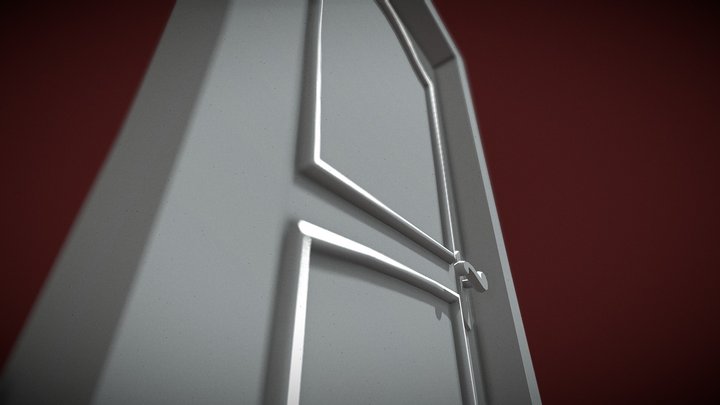 door -hello neighbor 3D Model