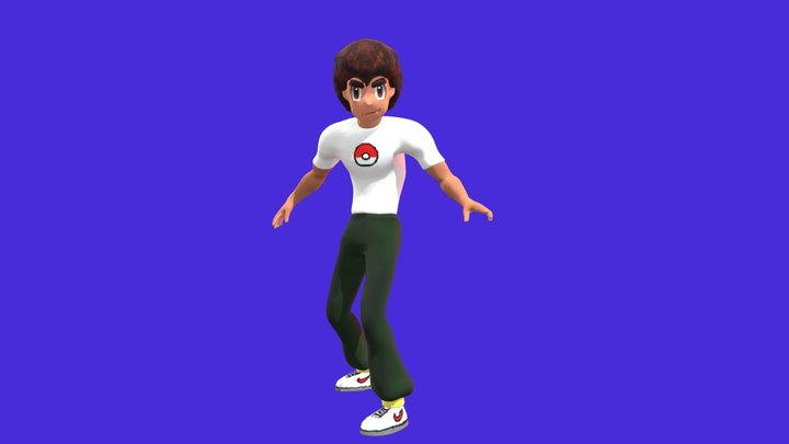 Bucky - Pokémon concept character 3D Model
