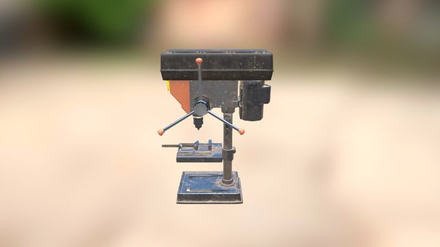 Drill Machine 3D Model
