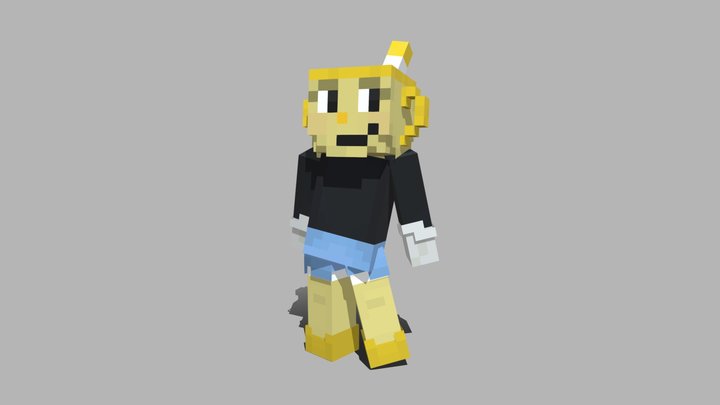 Ms. Chalice from Cuphead 3D Model