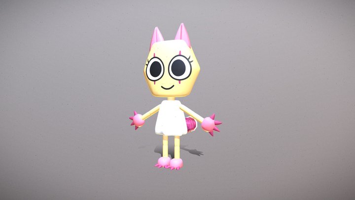 Scraps riging New. {Real bone} 3D Model
