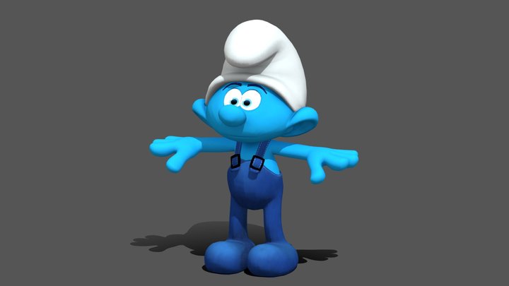 Mr Smurf 3D Model