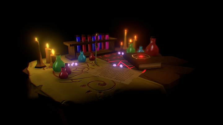 Magic table for cultists 3D Model