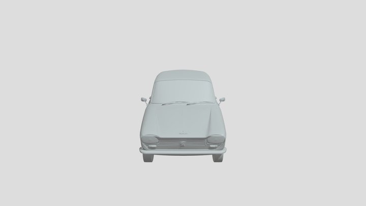 Peugeot 204 for 3D-printing