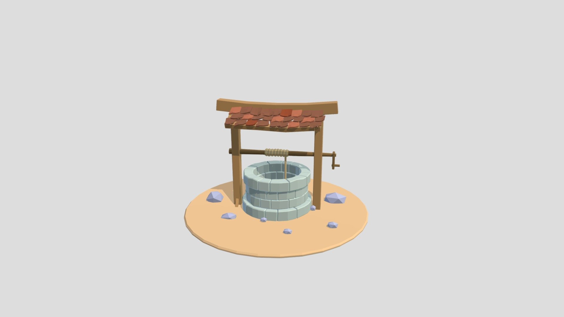 Low Poly Well