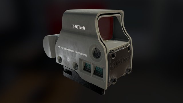 Holographic Sight 3D Model