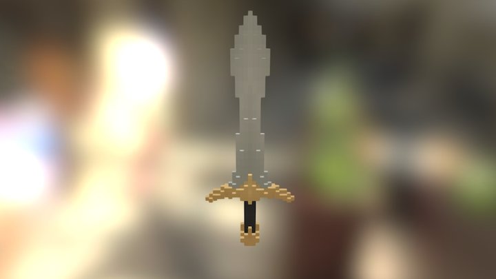 RPG - Broad Sword 3D Model
