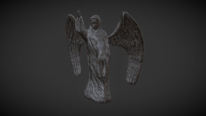 Angel 2 - Rock 3D Model