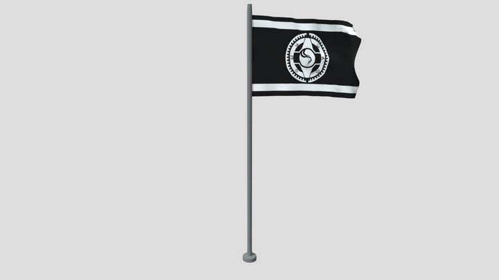 IO Flag - Custom Prop – Free 3D Model STL