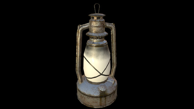 oil lamp 3D Model