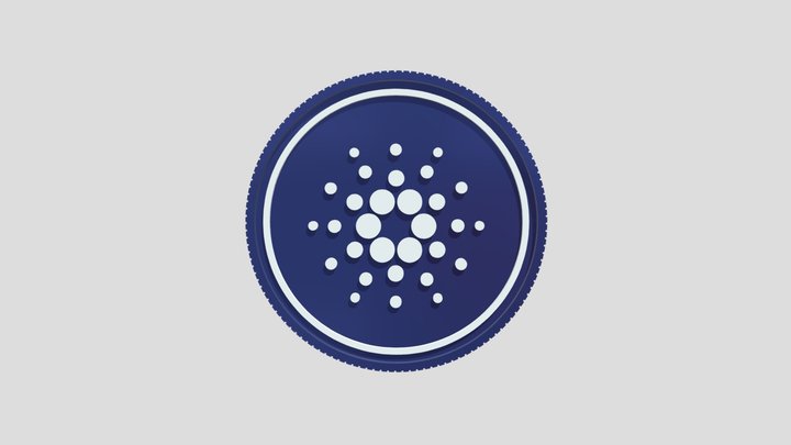 Cardano Token 3D Model 3D Model