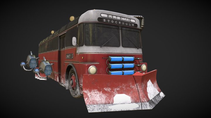 Autobus Northland Vénus 3D Model