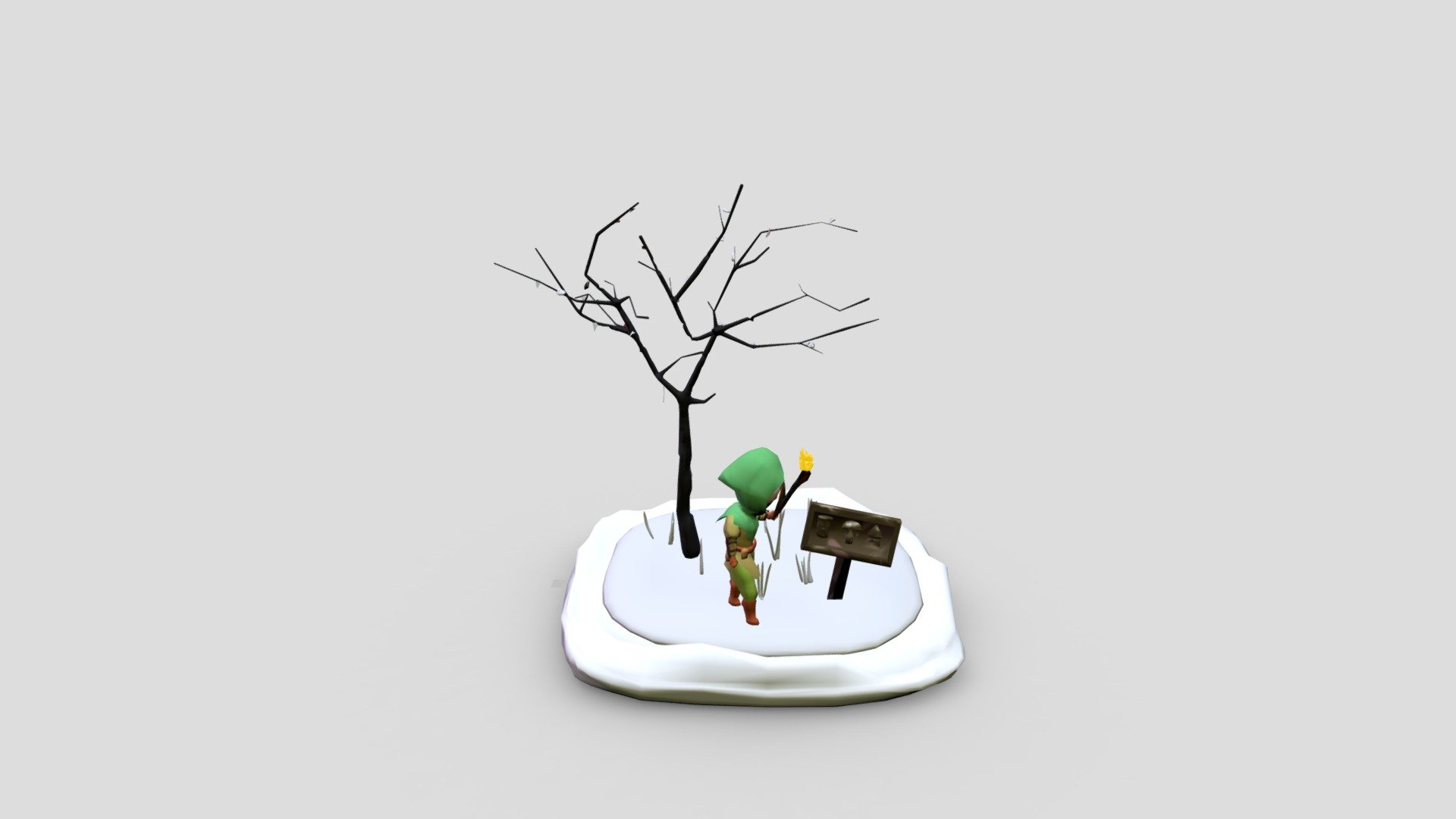 Explorer in the woods. - 3D model by her.battaglia [56a474a] - Sketchfab