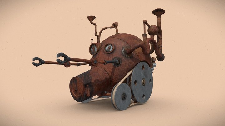 Incinerator KikoRiki 3D Model