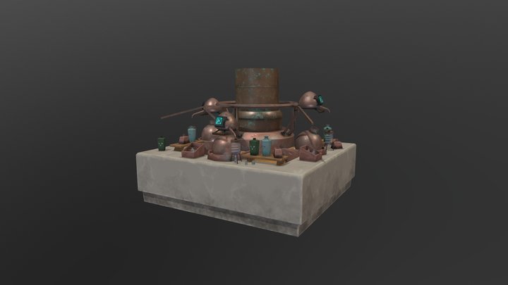 Alchemy Workingstation 3D Model
