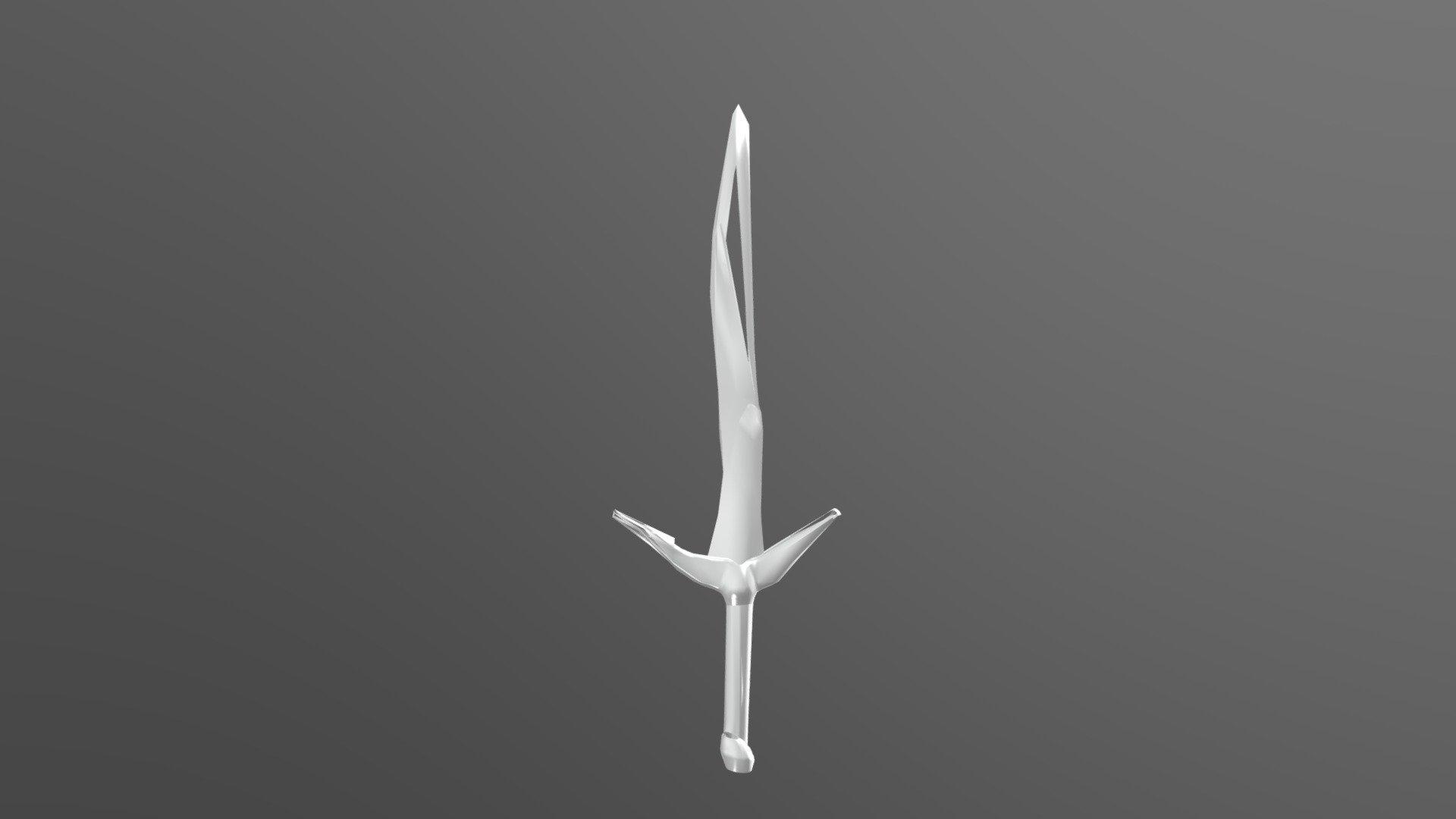 Silver Sword - 3d Model By Keisercara [56a6d8d] - Sketchfab