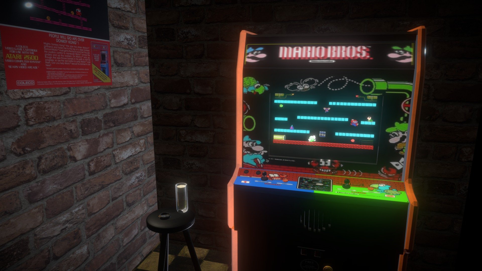 Mario Bros Arcade Machine (Jasmine Tuninga)