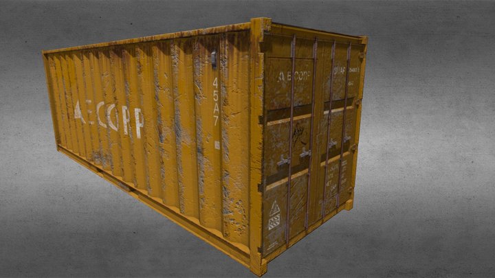 Rusty container 3D Model