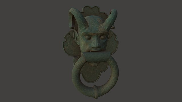 Devil Head Knocker 3D Model