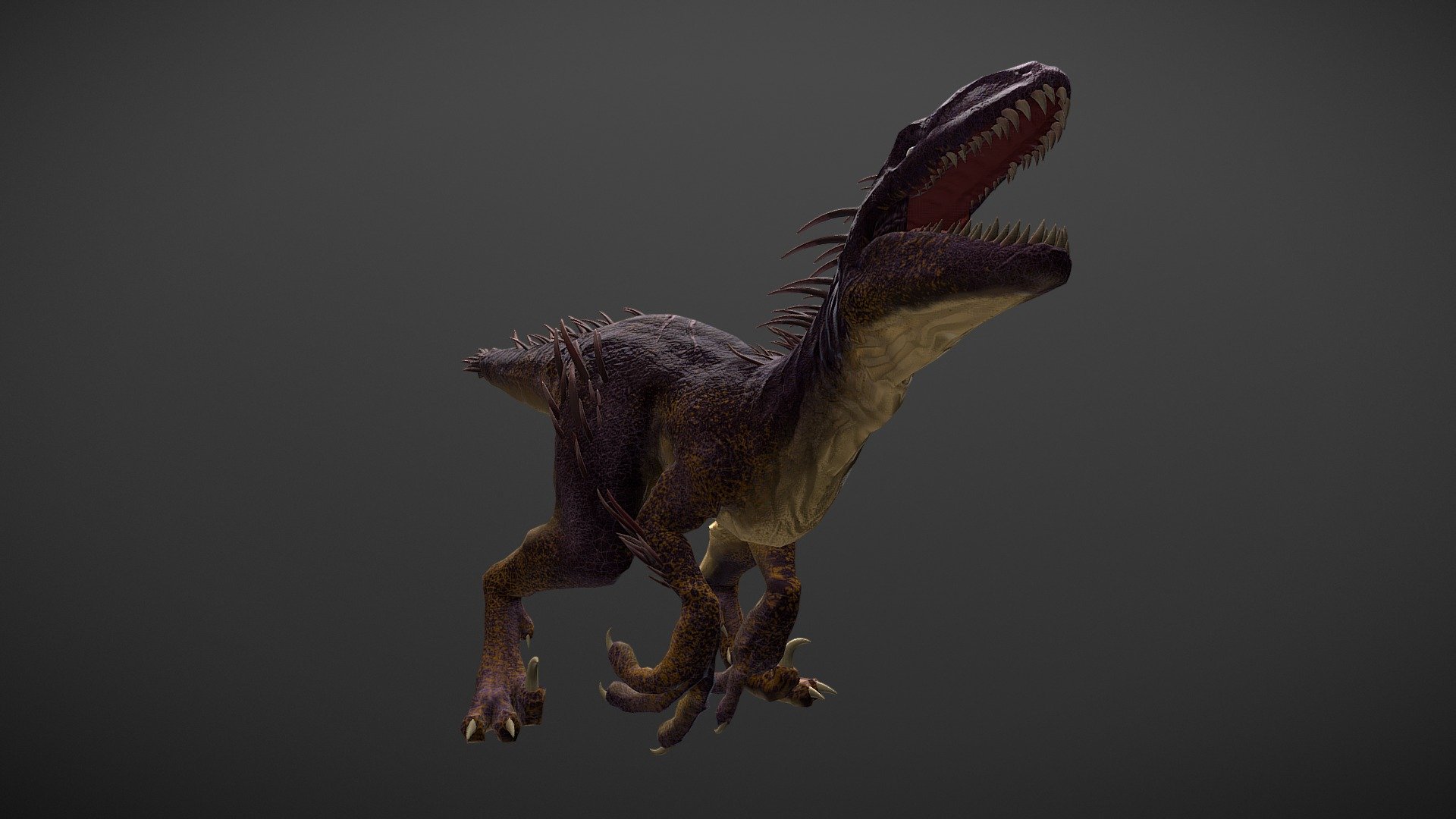 Quill Raptor - 3D model by Duncan Reed (@duncanreedart) [56a7eb2 ...