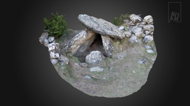 Dolmen de Letranz - Villanúa (Huesca) 3D Model
