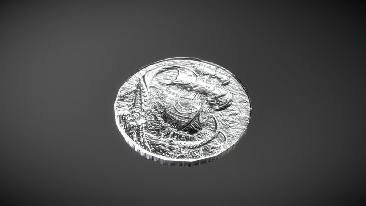 Pirate coin 3D Model