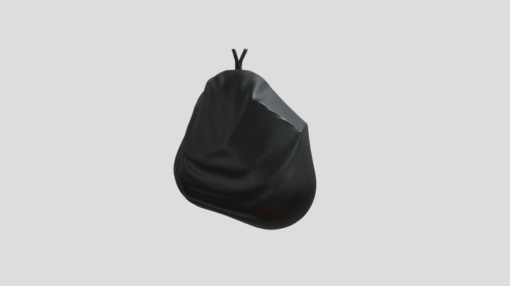 Realistic trash bag
