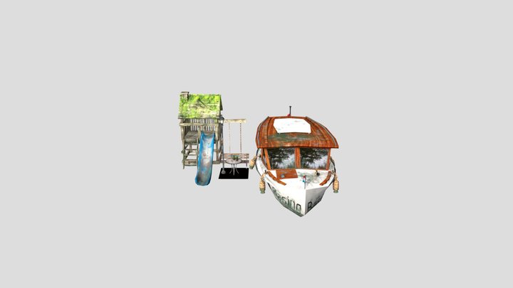 DAE 5 Finished props - By the ocean 3D Model