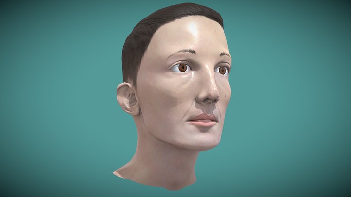 Jen from JookpubStock Head Sculpt 3D Model