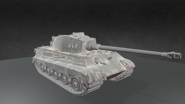 Tiger II 3D Model