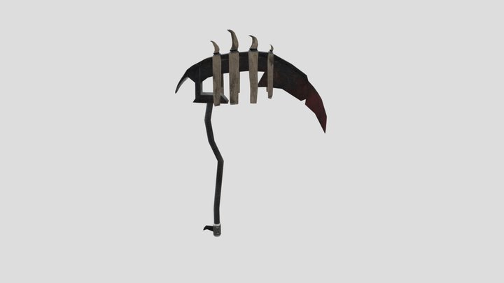 Bone Scythe 3D Model