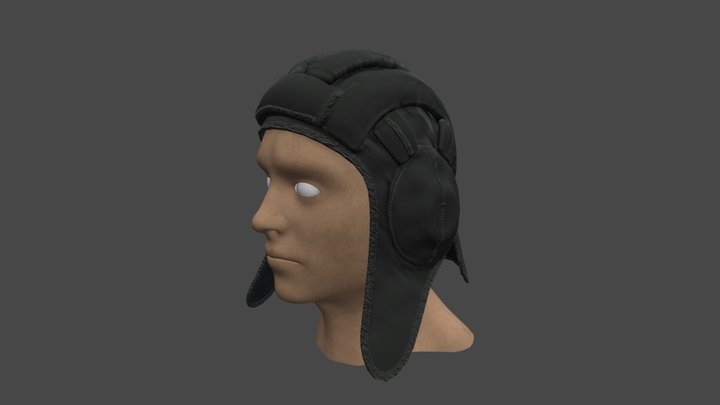 Tanker Helmet ( tsh-4M ) 3D Model