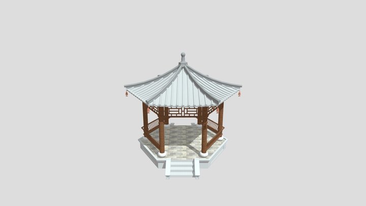Chinese pavilion 3D model 3D Model