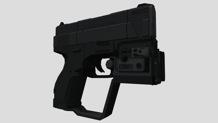 Low Poly EMC 3D Model