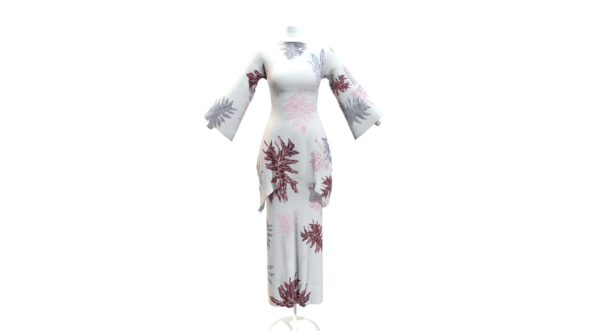 KAKEE BATIK - Tropical Leaf Kurung