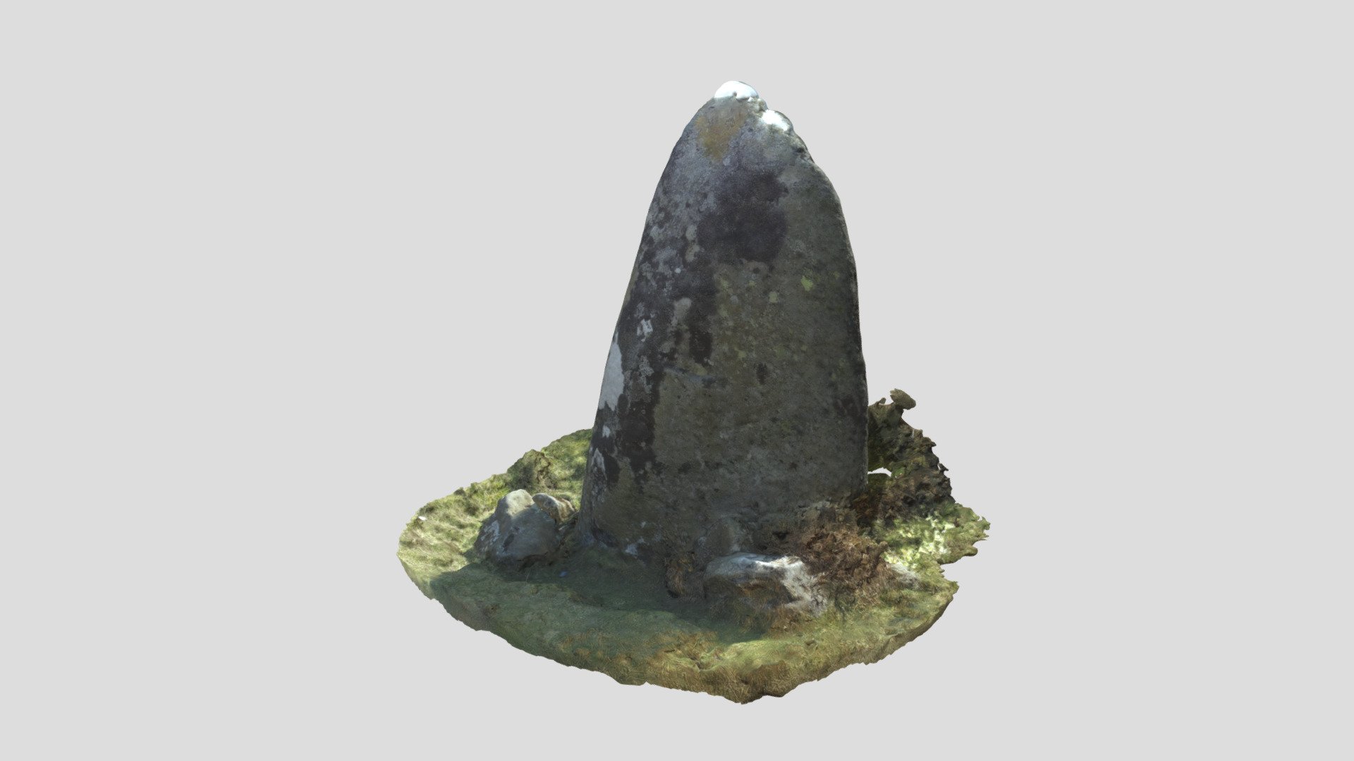 Bwlch y ddeufaen southern standing stone Download Free 3D model by