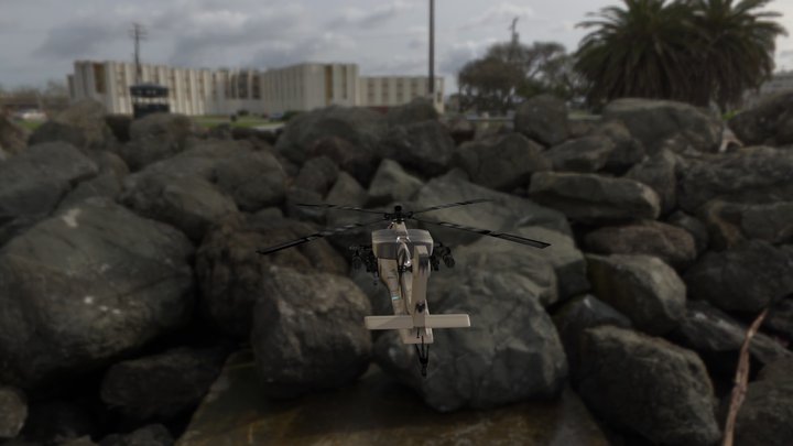 AH-64 apache 3D Model