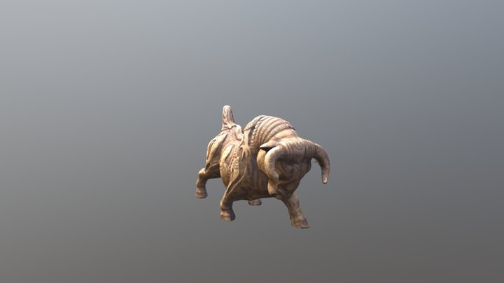 Thai Bull Photogrammetry 3D Model