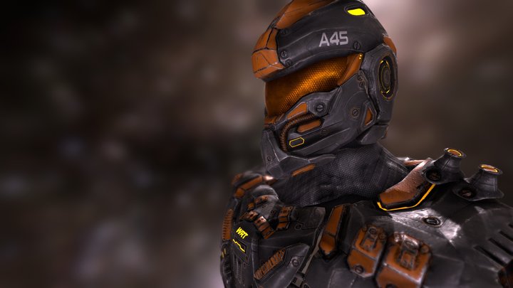 SciFi mask 3D Model