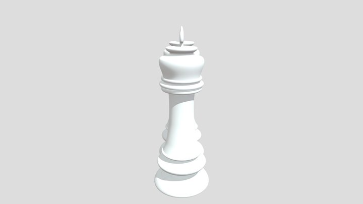 King - Black And White 3D Model